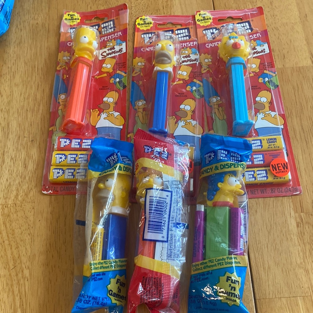 Simpson Pez dispensers